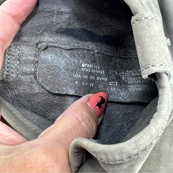 UGG Gray Heeled Boots - Picture 6 of 6